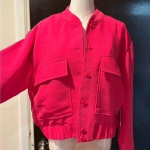 Express Fuchsia Bomber Jacket